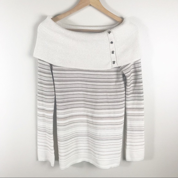 White House Black Market Sweaters - White House Black Market Off-the-Shoulder Sweater
